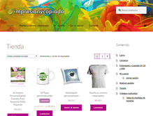 Tablet Screenshot of impresionycopiado.com.uy